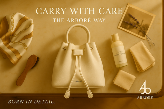 Carry with Care: How to Love Your Leather the ArBoré Way