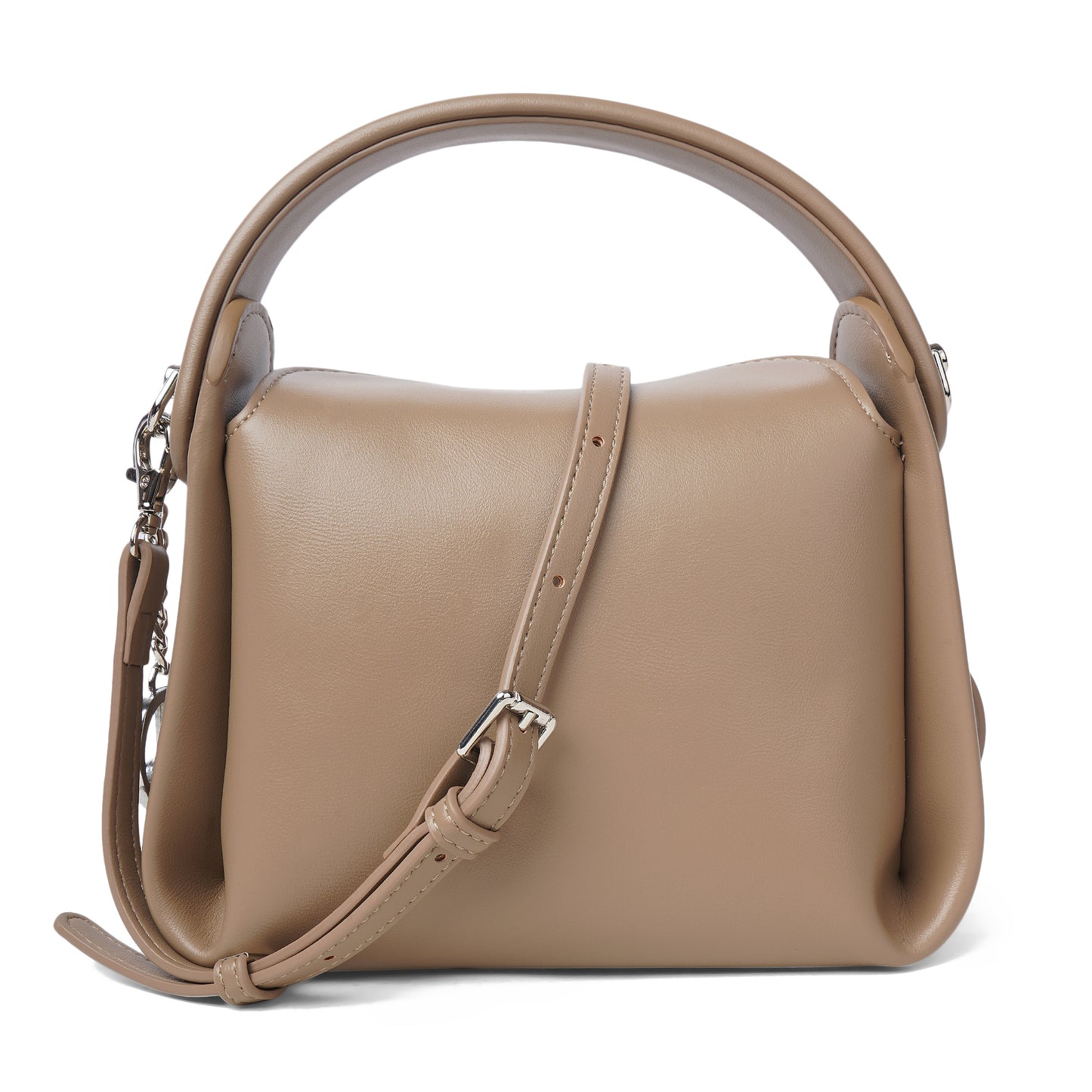 Élan Soft Satchel-Café Crème