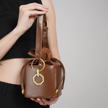 Hexa Charm Bucket – Cocoa Chic